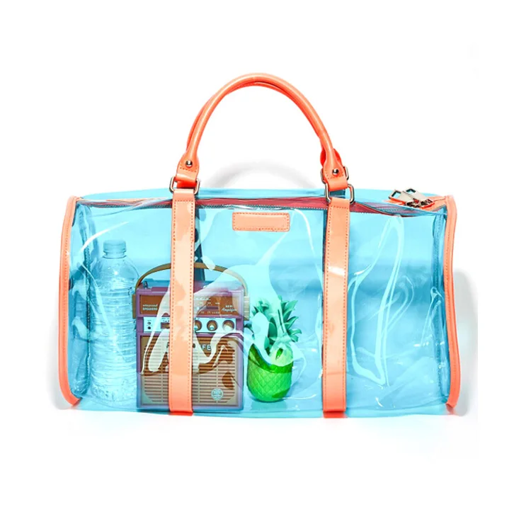 Clear Holographic Sports Duffle Bag, Laser Waterproof Pvc Gym Bag, Large  Capacity Travel Weekend Bag - Temu Germany