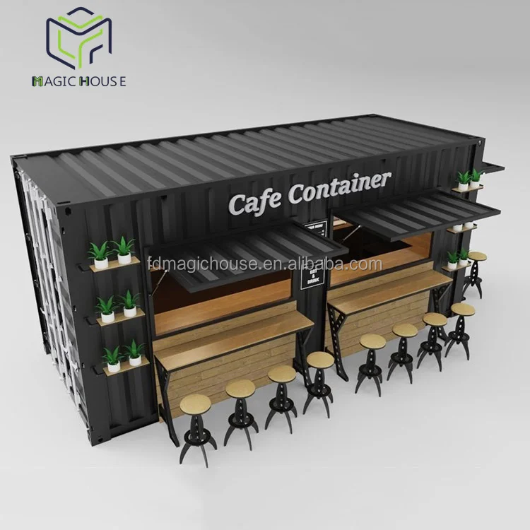 Magic House Beach bar Mobile Pop up bar Container Coffee Shop bar