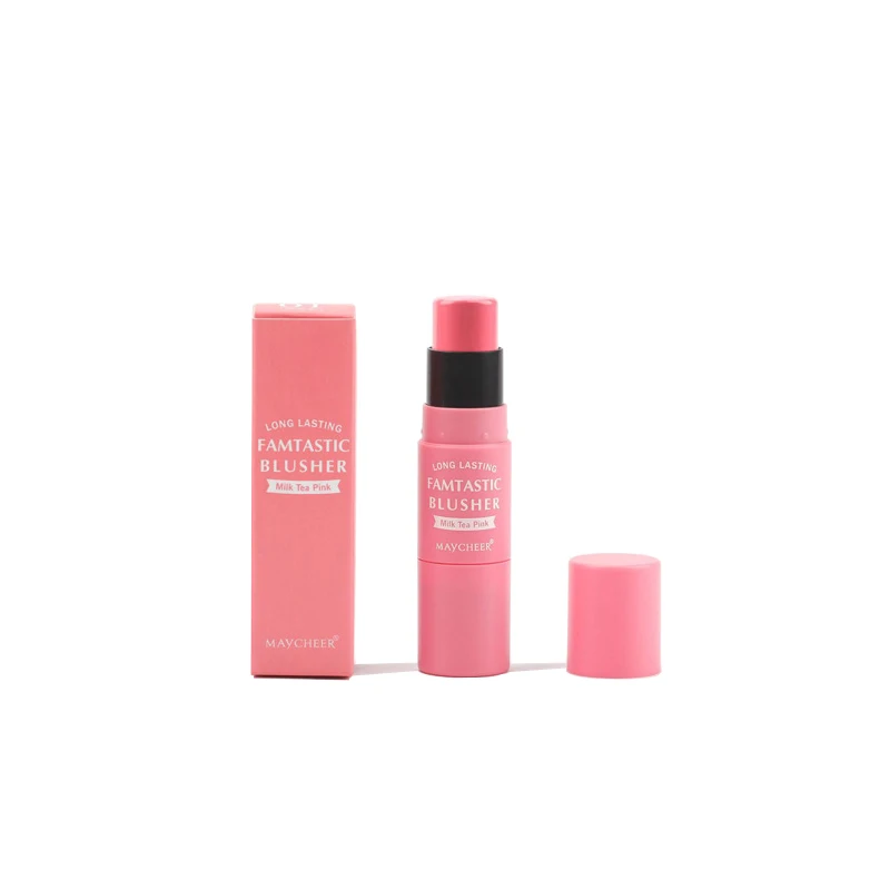 SHB01A, пигментный веганский крем для лица, детский розовый крем для щек, макияж, многофункциональный макияж, с кисточками, водостойкий