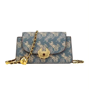 Wholesale Custom Designer Women's Summer Fashion PU Crossbody Messenger Bag Inspired Quilted Shoulder Bag for Girls Inspired