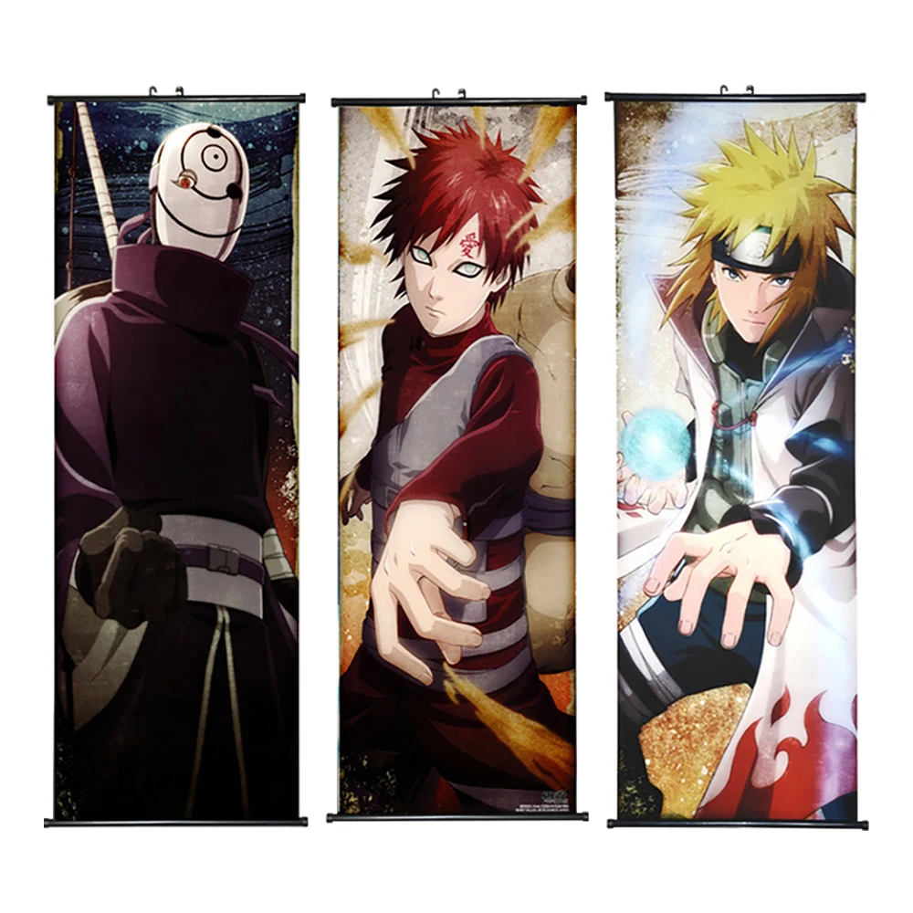 Custom Fabric Poster Hanging Japanese Anime Wall Hanging Scroll Poster ...