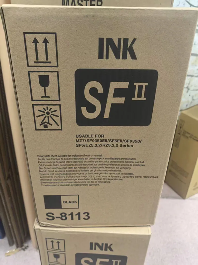 S-8113 FII Type E RZ/MZ/EZ Ink Cartridge for Riso Duplicators