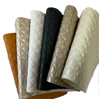 PVC Leather For Decoration Customize Various Shapes Design Texture Prints Synthetic Leather