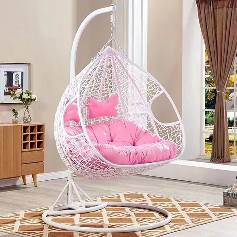 Hammock Hanging Swing Chair Baby Jhula Chair Swing Iron Steel Stand Indoor  Adult Rattan Swing Chairs
