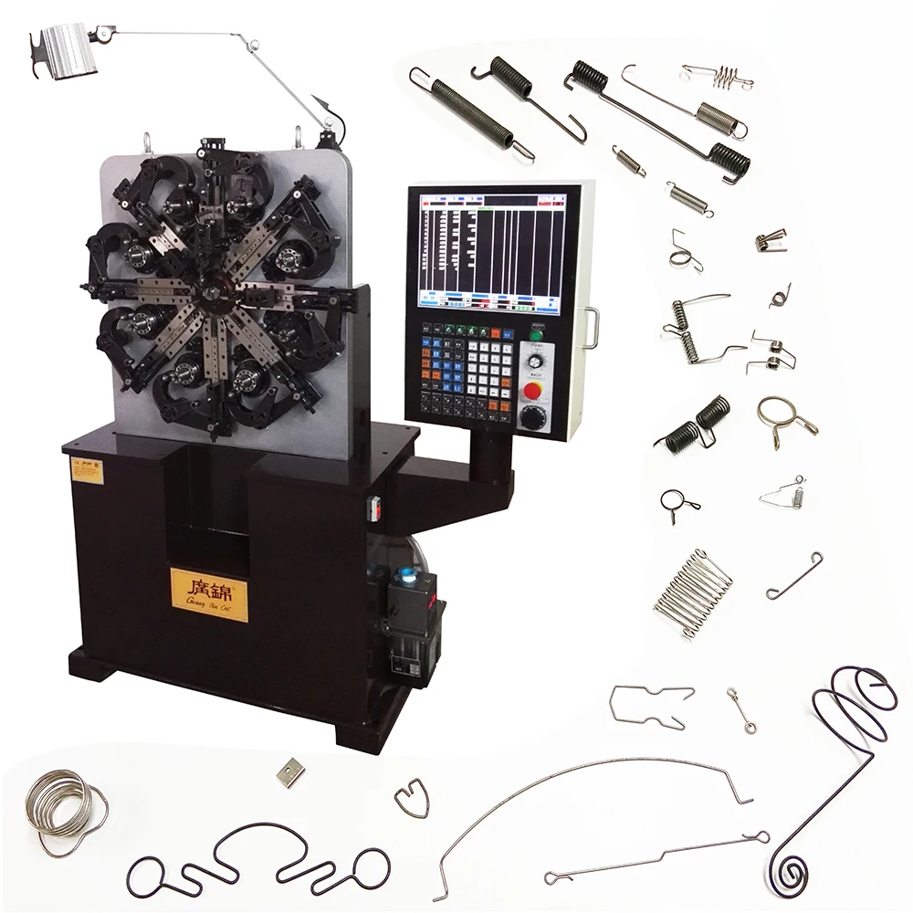Cnc Spring Making CNC Spring Making Machine for Metal Clip, Fishhook & Wire Forming - 1 ...