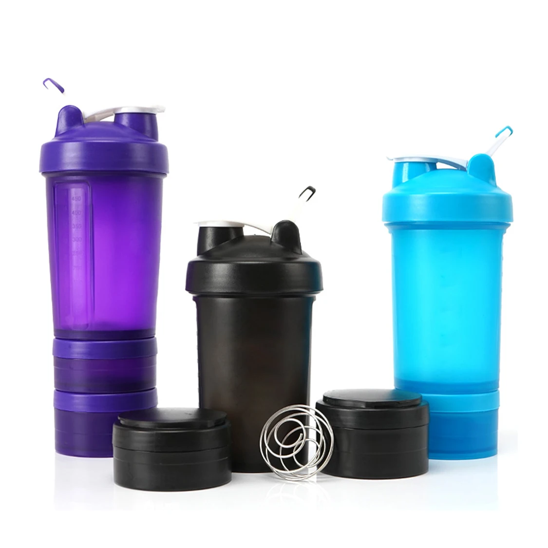 Protein Shaker Bottle Wholesale Classic Plastic BPA Free Gym - OKADI