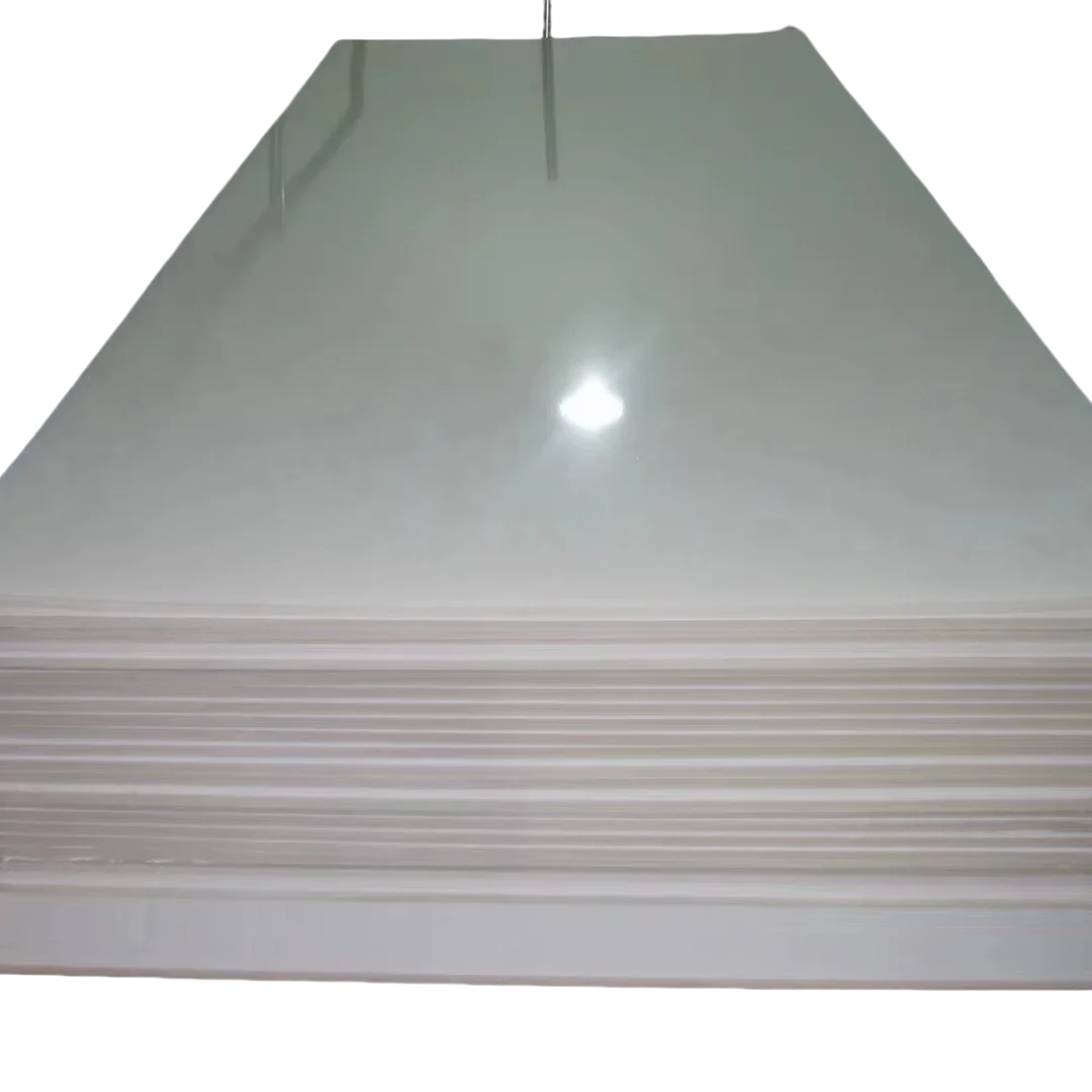 Factory PVDF Sheet Plate High Grade Engineering Plastic PVDF Plate Sheet Good Quality White Smooth Stable Virgin PVDF Sheet