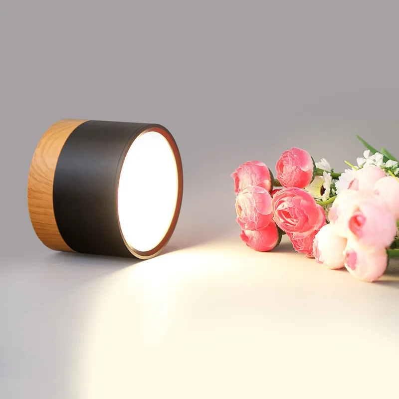 Скандинавский макарон, ультратонкий, не открывающийся, креативный, для прихожей, крыльца, светодиодный трехцветный яркий светильник