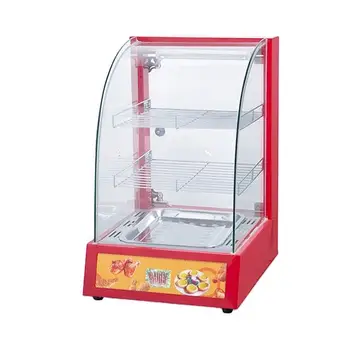 Commercial food insulation display cabinet hot food display warmer food insulation display cabinet