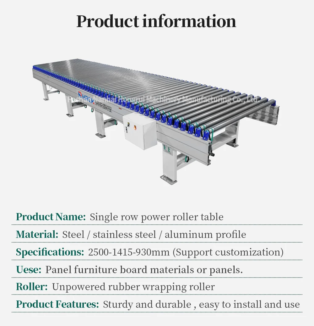 Hongrui Conveyor Unpowered Roller Production Line for Packing Section OEM factory