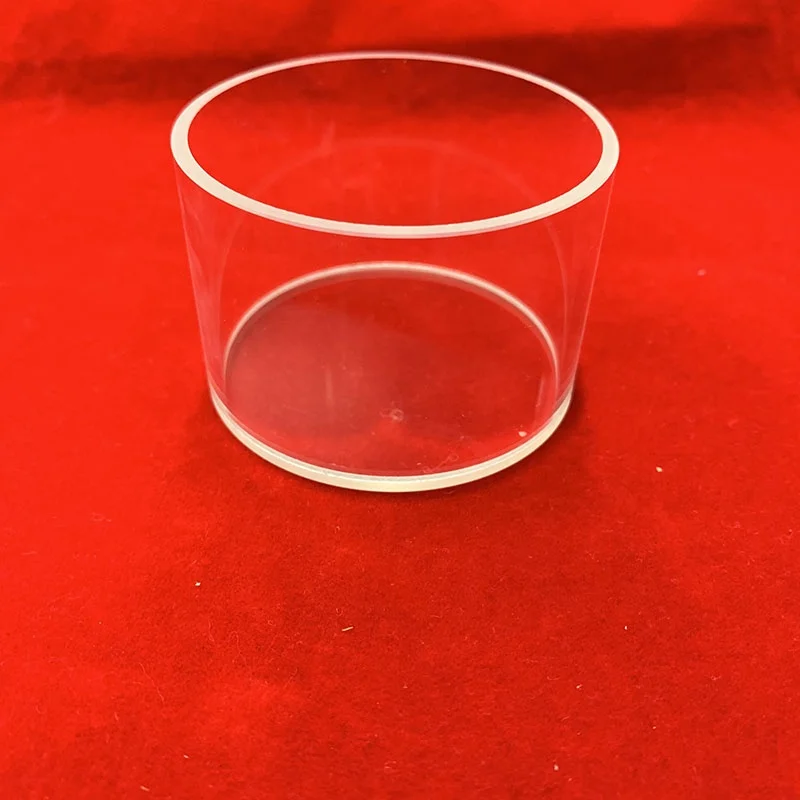 Laboratory Analyzer Reflection Spectrometer Round Optical Glass Cell 25*25mm Cylindrical Quartz Glass Cuvette