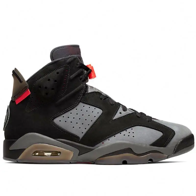 Высококачественная Мужская баскетбольная обувь бренда AJ6 Ретро 6 Трэвис Скоттс спортивная обувь мужские тренировочные спортивные кроссовки