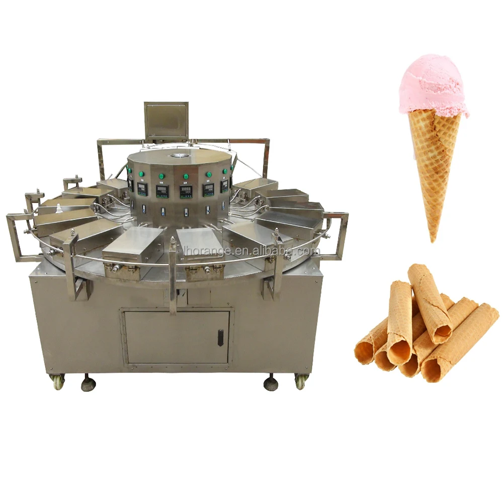 Automatic Ice Cream Cone Machine. Машина для производства конуса мороженого. Автоматическая машина для производства яиц, вафель. Машинка для производства вафли.
