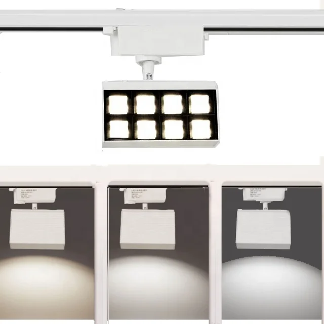 Более дешевый свет для грузовых перевозок, квадратный, 12 Вт, прожектор, алюминиевый светодиодный Трековый светильник для магазина одежды