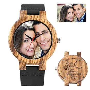 2020 Hot Seller Handmade Custom Quartz Bamboo Wood Wrist Watch for Man