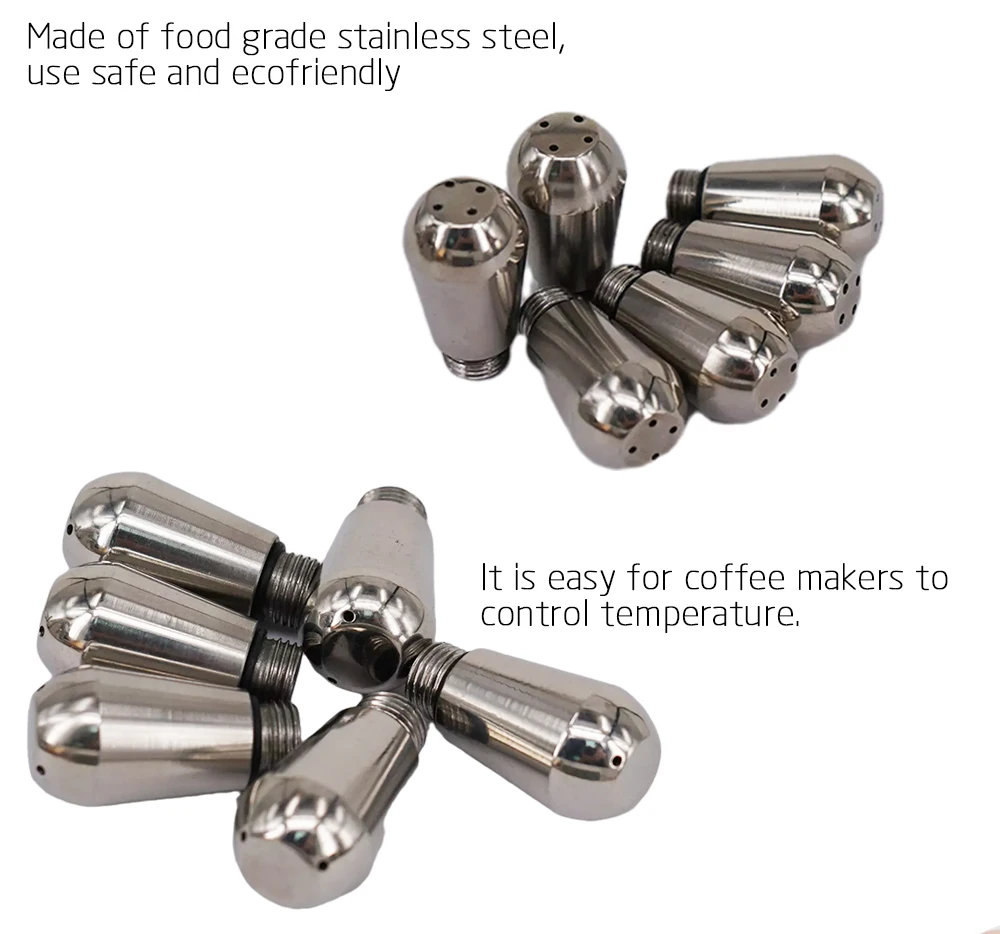 Stainless Steel Coffee Machine Steam Nozzle Perfect Universal Milk Foam  Spout For Barista Rocket/EXPOBAR Coffee Tools 4 Holes