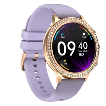 New Arrival Women Luxury Smartwatch BT Call OEM Customize 1.32inch Round Screen Heart Rate Monitoring i70 Smart Watch