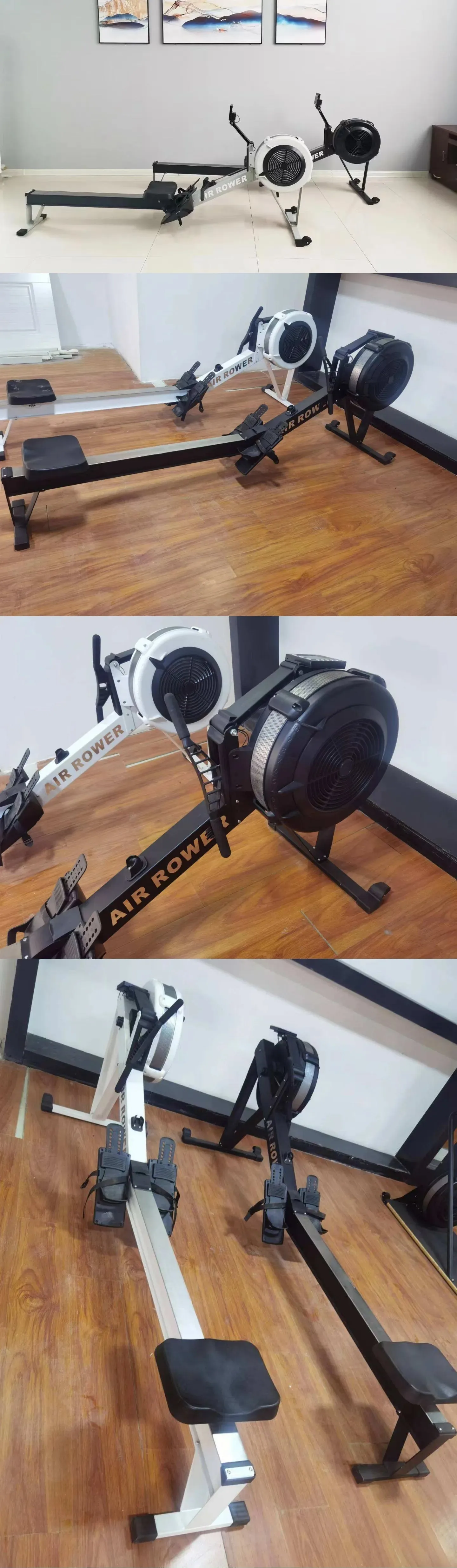 Commercial Rowers Air Rower Rowing Machine Gym Equipment For Fitness manufacture