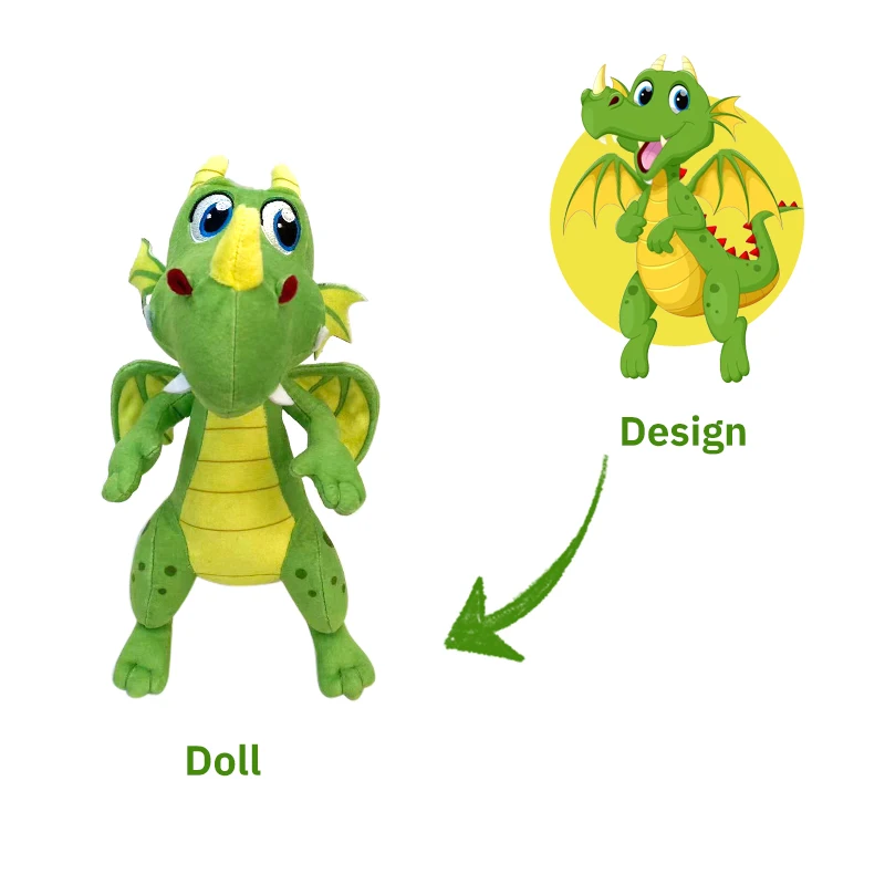 Wholesale Customized Chinese Dragon Stuffed Soft Toy Cute Chinese