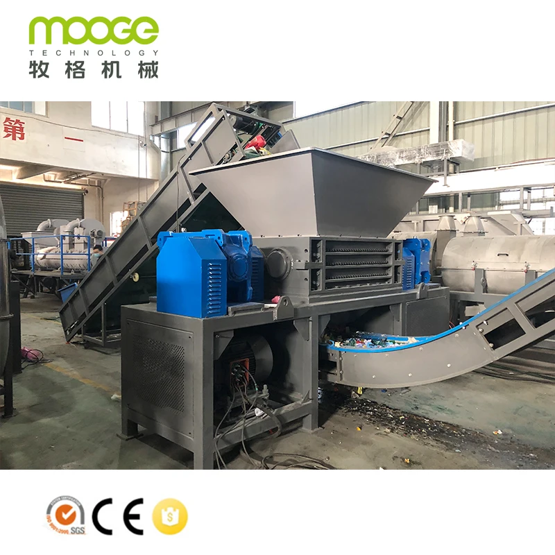 Computer Plastic Wire Mesh Double Shaft Shredder Machine