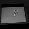 E070-Silver 1 Earring for Pierced Ears - 1 Piece