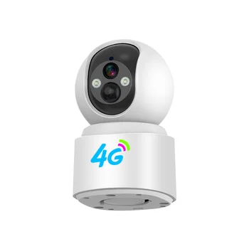 3mp 4g/Wifi Indoor Baby Monitor Camera Wide Viewing Angle Two-Way Audio With Low Power Battery Ceiling Mounting Cctv Baby Camera