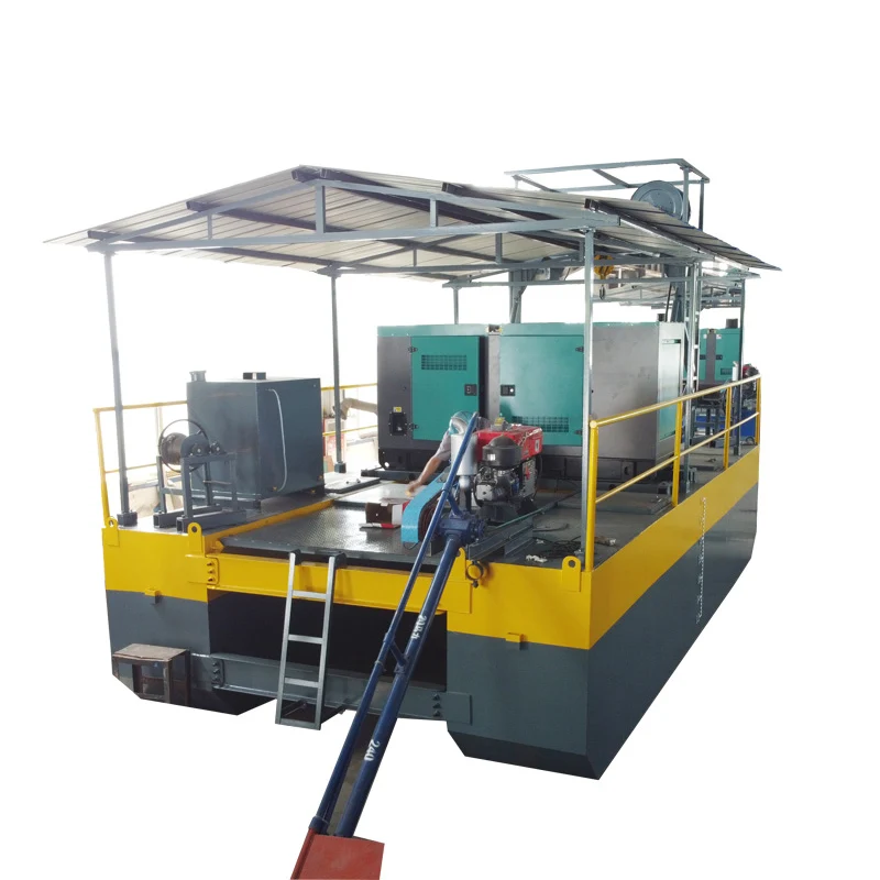 Sand Dredging 20 m Suck Depth Mini River Sand Dredge Boat