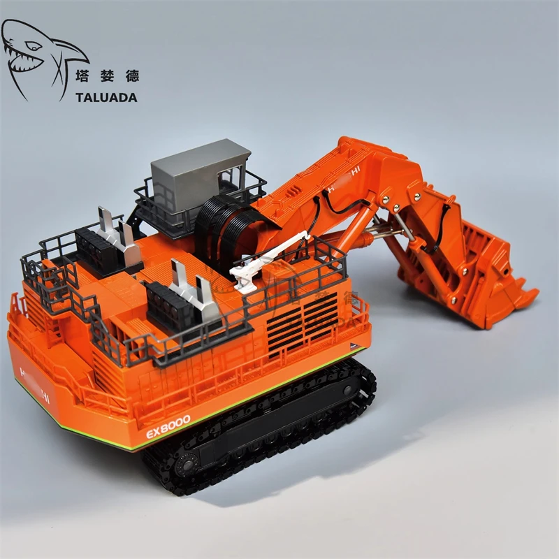 TALUADA Alloy 1:87 Scale Model Toy Hitachi Excavator EX8000 Model