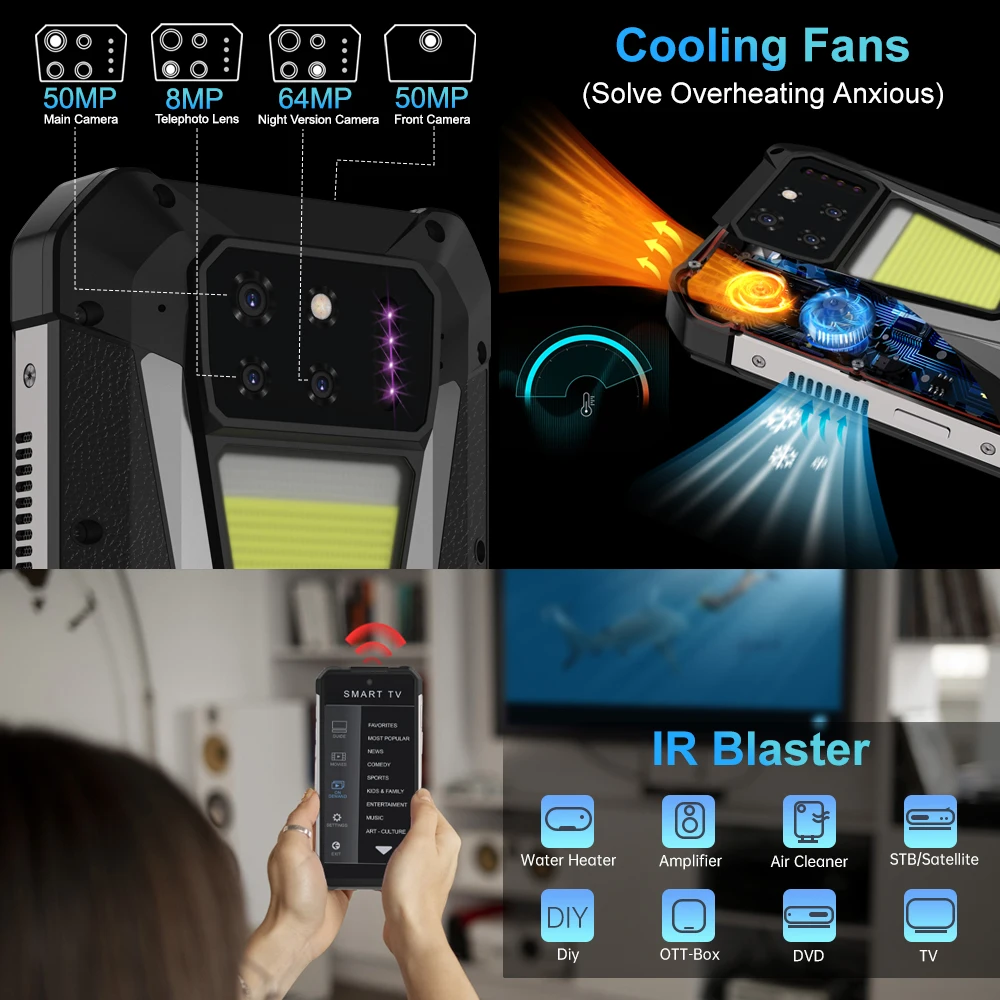 Unihertz TANK 3S プロジェクター搭載スマホ Unihertz Tank 3 Pro - DLPプロジェクター搭載の23800mAh 5G