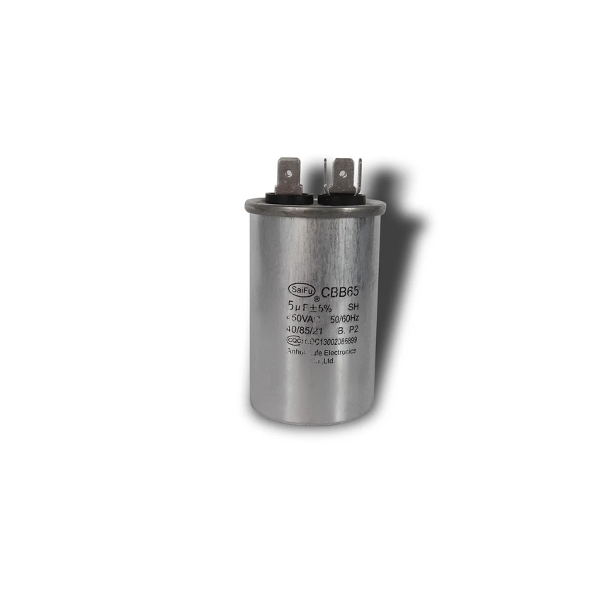 5uF 100uF CBB65 Air Conditioning Compressor Start Run Capacitors 50//60Hz 450VAC