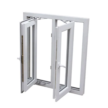 LML upvc triple glazed casement pvc plastic door windows for house