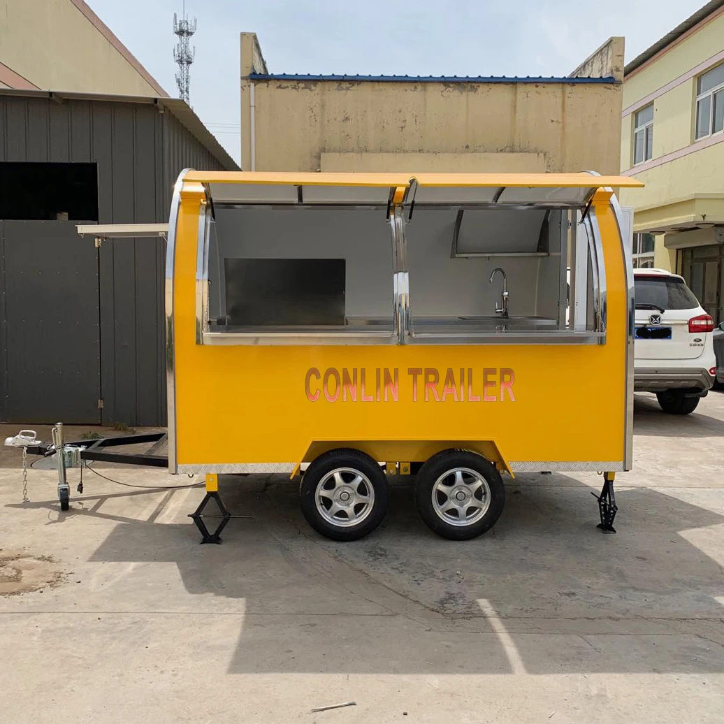 Wholesale Mobile Coffee Trailer 7.5 Ft Mobile Food Cart Food Truck For Sale Ghana Buy Mobile