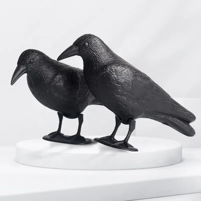 3D Animal Target Simulation Crow Bow and Arrow Hunting Training Decoy PE Scaring Birds Garden Decoration Archery Accessories