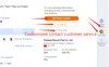 Customized contact customer service