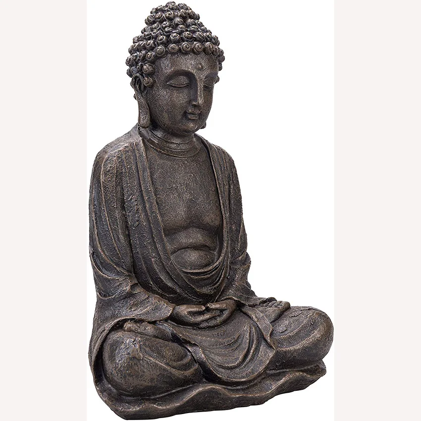 风水装饰坐坐释迦牟尼雕像树脂青铜佛像雕像 - buy buddha statue