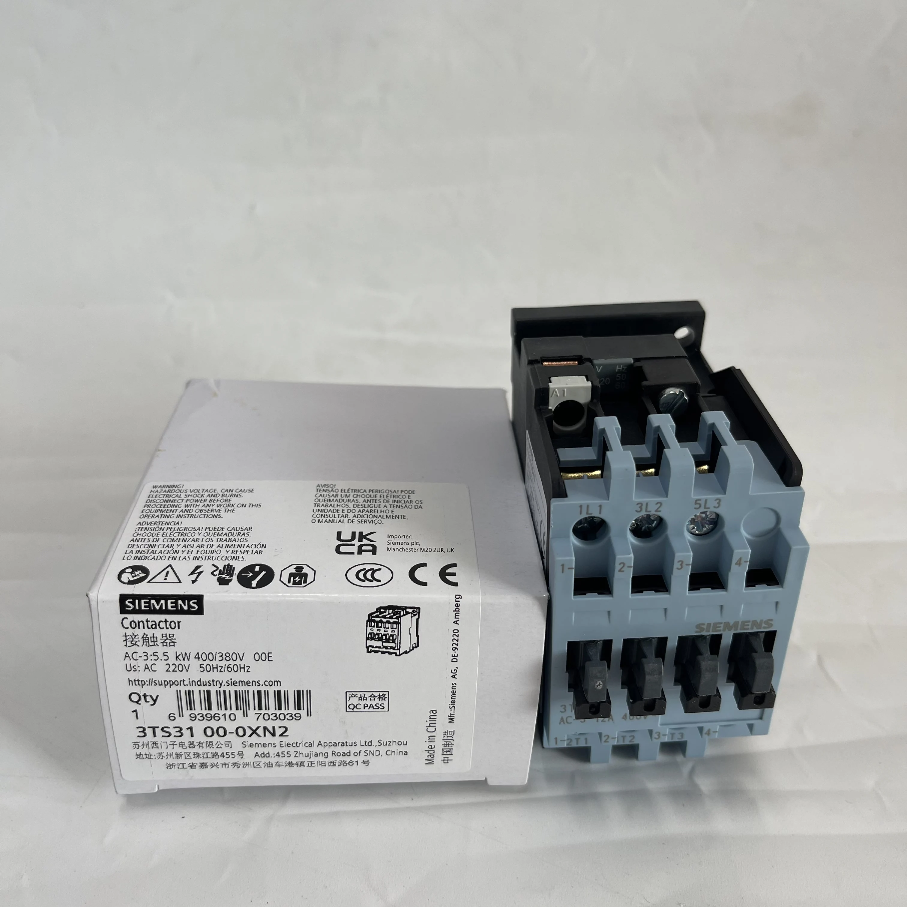 SIEMENS Contactor 3TS31 00-0XN2 SIEMENS Contactor 3TS31 00-0XN2