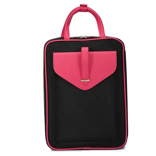 Large capacity Nylon Professional Beauty Vanity Bag studio Makeup Organizer Cosmetic bag custom logo