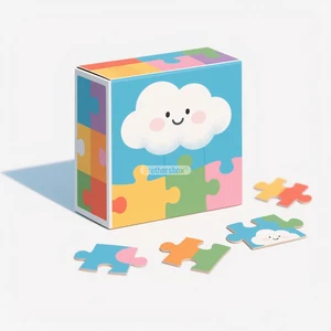 Factory Made Cloud-pattern Paper Jigsaw Puzzle Simple Level 100 Piece Children's Jigsaw Puzzle