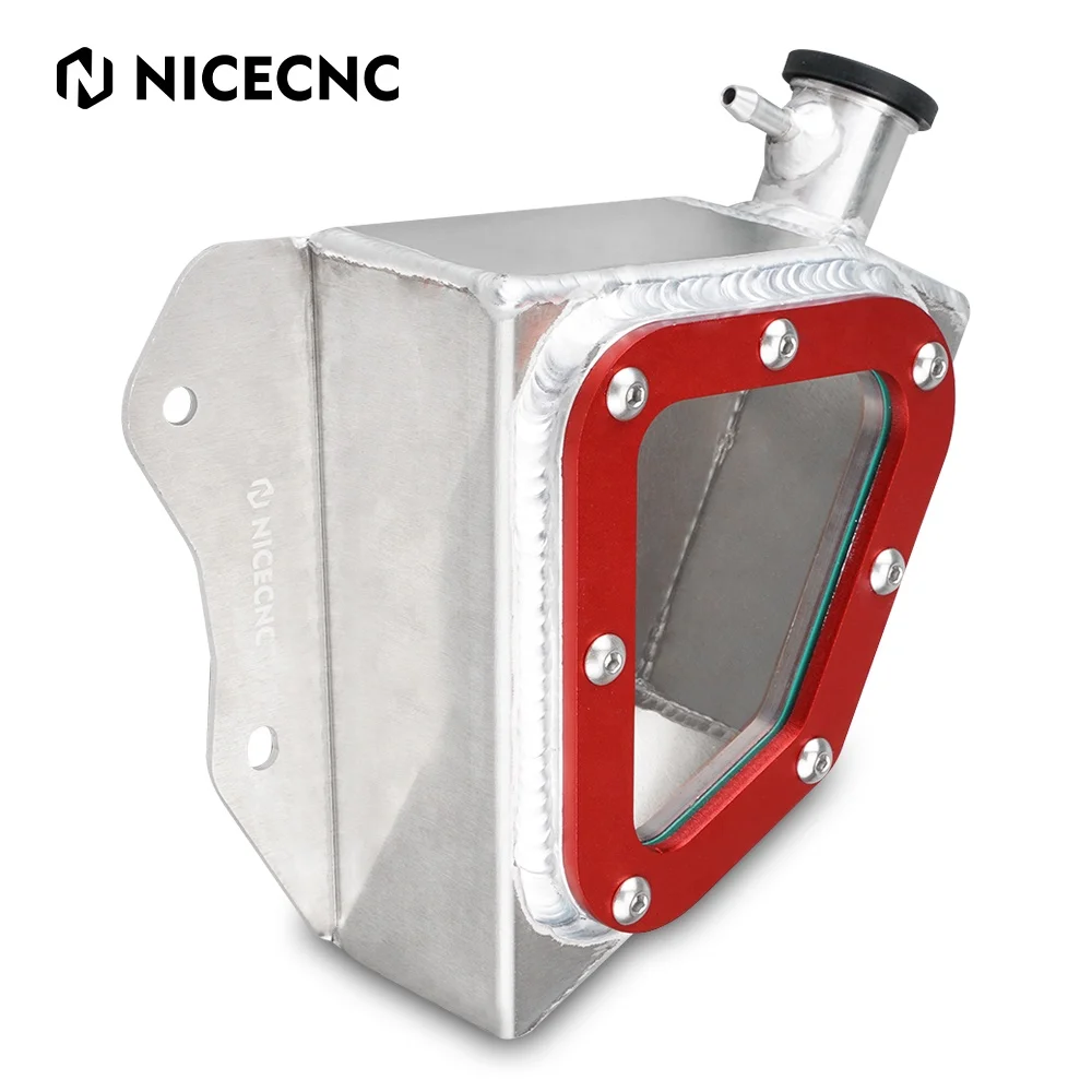 NiceCNC Coolant Radiator Reservoir Recovery Tank For Yamaha Raptor 700