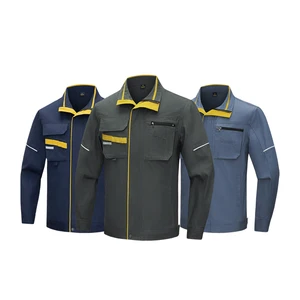 Spring Autumn Men Work Clothes Coat High Quality Industry Workwear Jackets