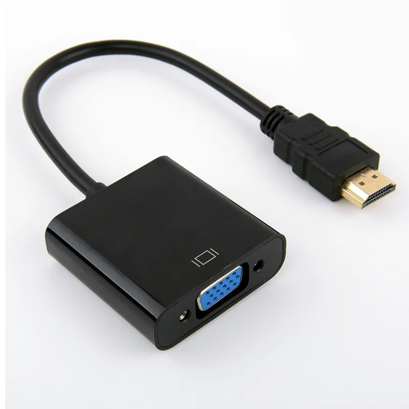 Computer Cables VGA SVGA Female to DVI 24+5 Male 90 Degree Right Angled Video Converter Adapter Cable Length: 0.2m, Color: Black 