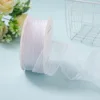 4cm white wrinkled snow gauze belt, size 10