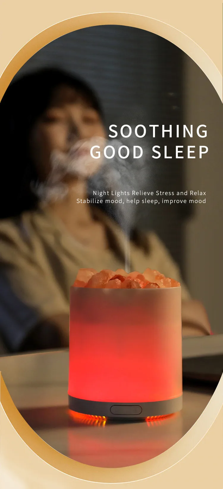 Himalayan Salt Lamp Diffusers Essential Oil Aromatherapy Mist