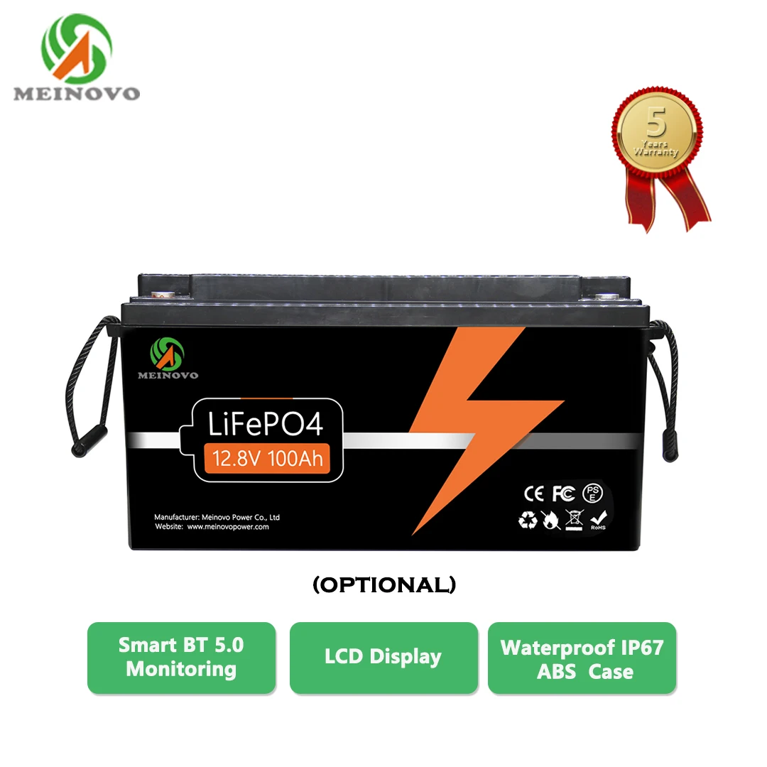 meinovo lithium ion lifepo4 battery 12v