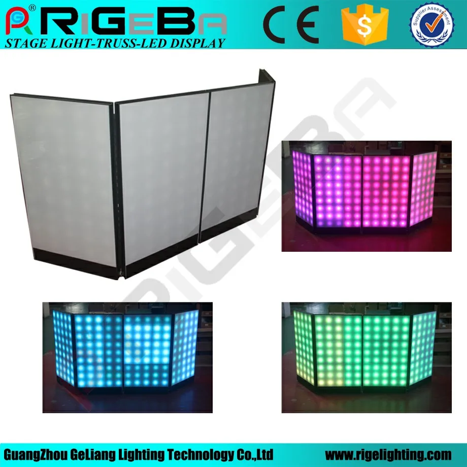 Newest Product DMX Control Digital DJ Booth Facade