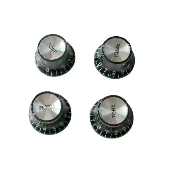 Online selling reflector guitar knob hat style speed knob Volume/ Tone control guitar knob