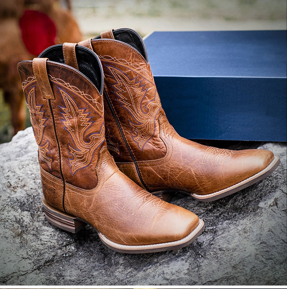 Shop Custom Goodyear Welt Outdoor Cowboy Boots from TAIJIHUO display picture 3