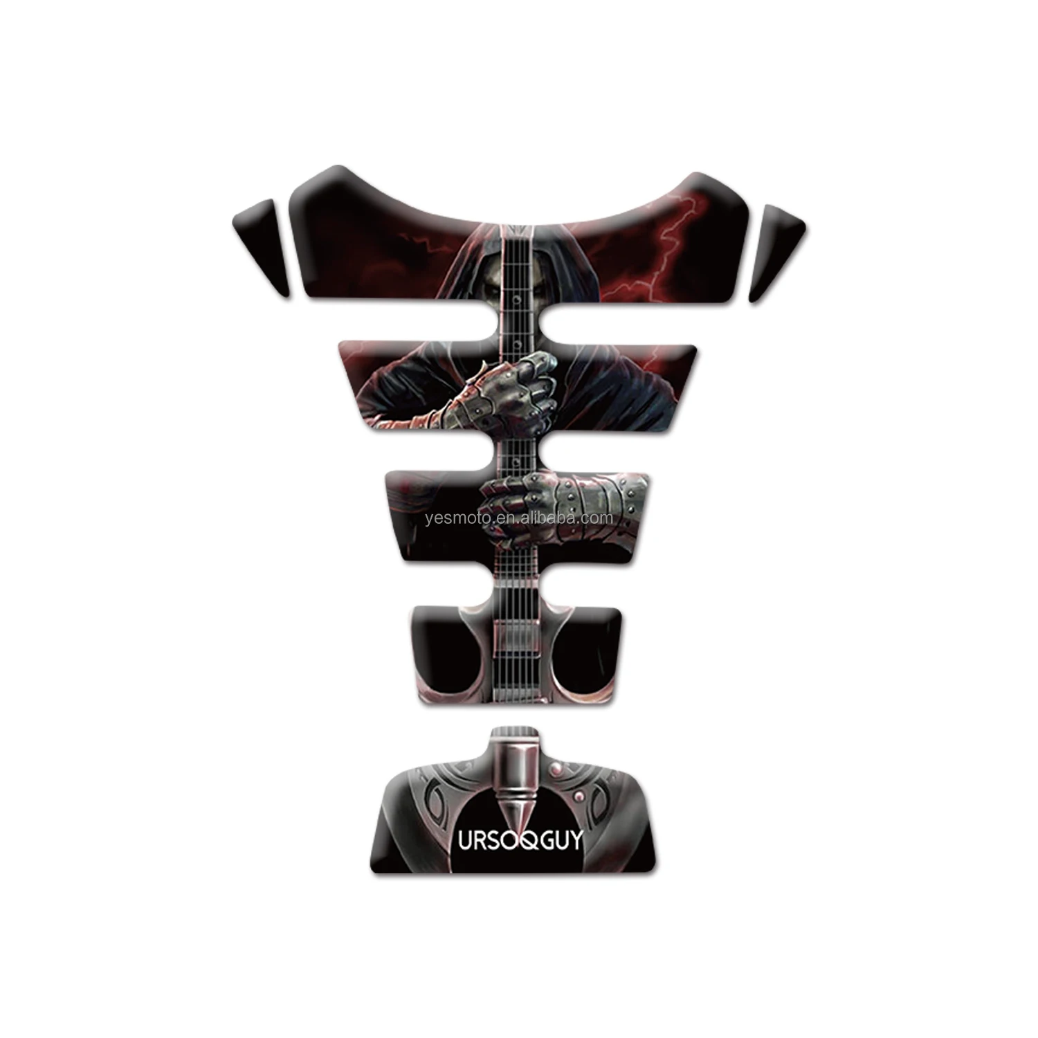 3D Motorcycle Tank Protection Sticker