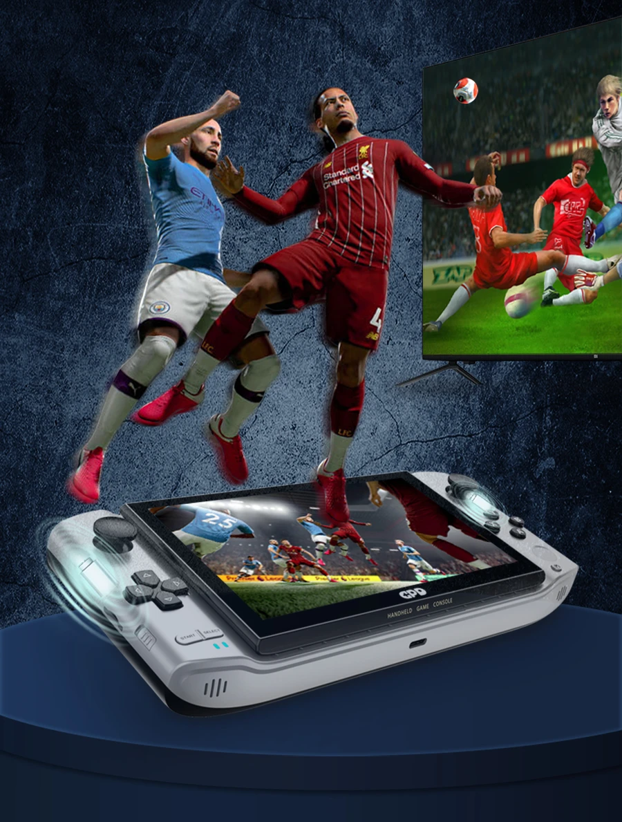 GPD Win 3-[11th Core CPU I7-1195G7-1TB] 5.5 Inch Mini Handheld Video Game Console Gameplayer Win 10 Laptop 1280x720 Touch Screen