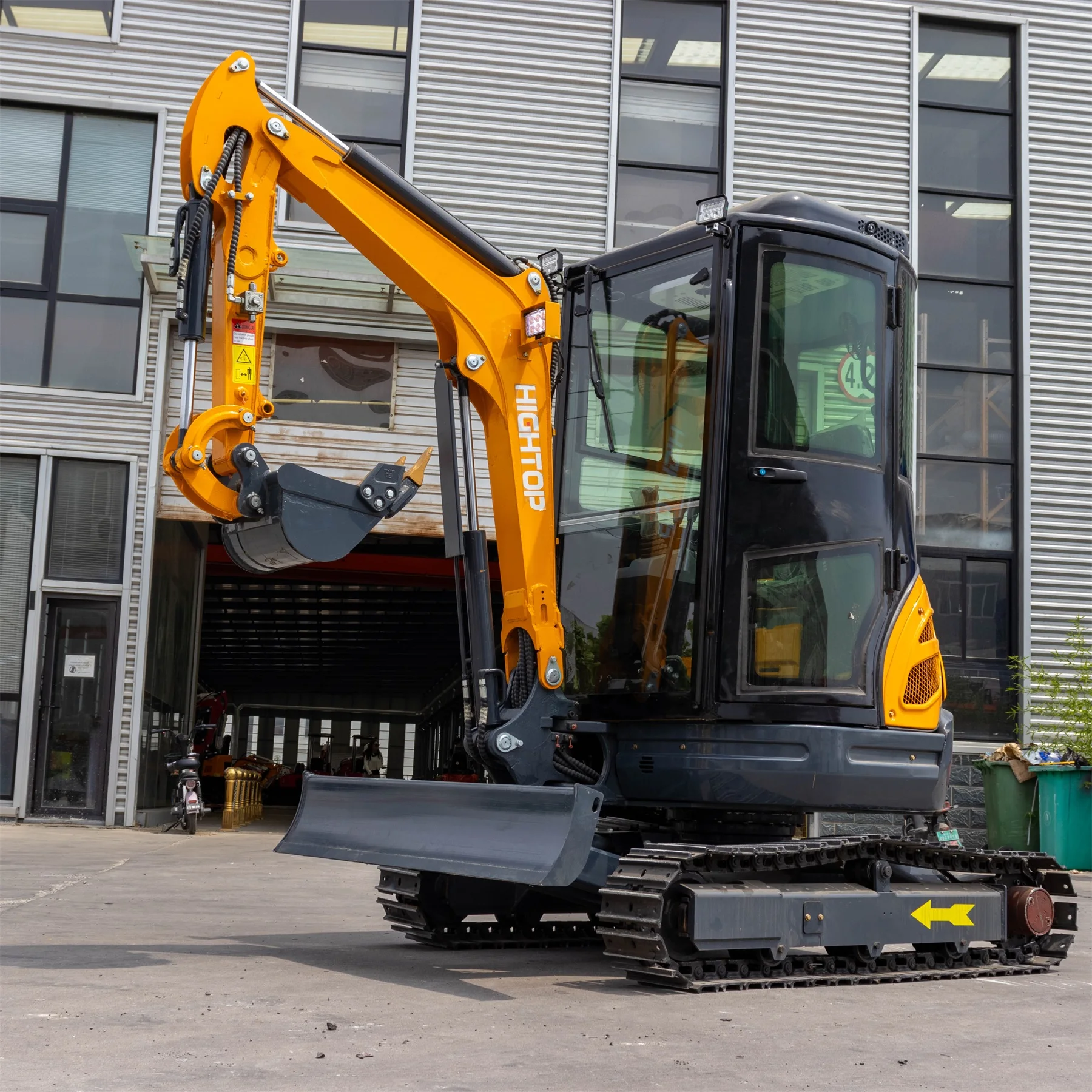 Jordbruksmaskiner nya crawlergrävare Kubota dieselmotor HT25 mini excavadora 2,5 ton 3 ton mini pelle